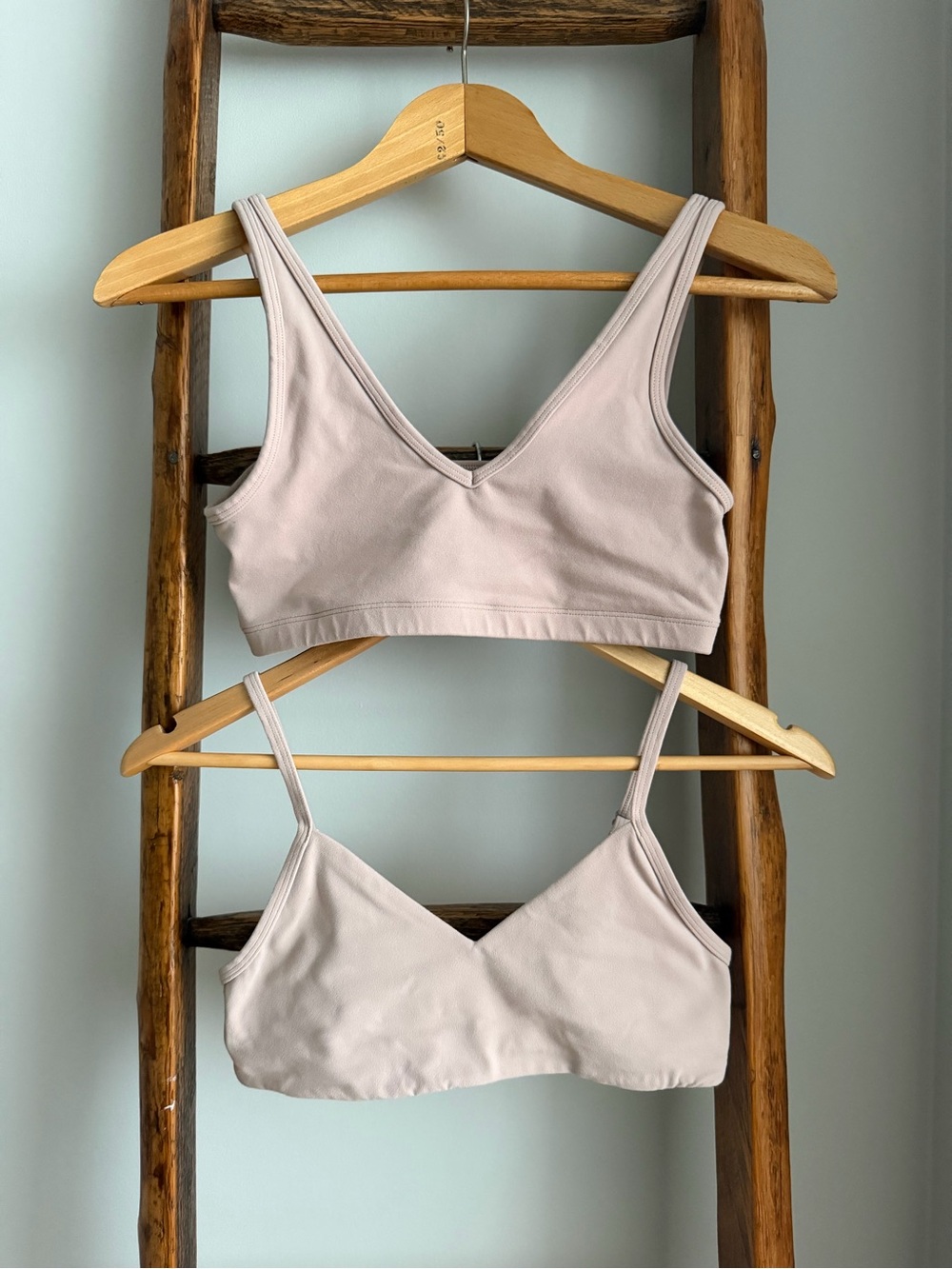 Pair of Aritzia TNA Sports Bra in Butter Fabric, Size S